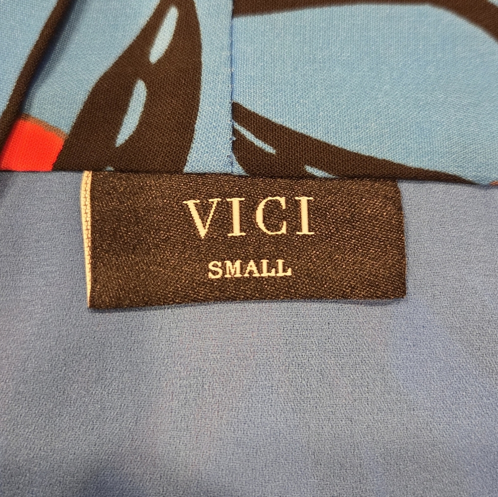 VICI Floral Blue Maxi Wrap Skirt Size S. - Picture 13 of 14
